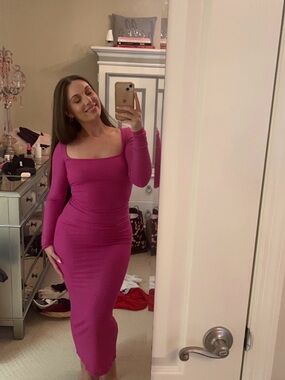 fitting dresses designs Fitted Sequin One Shoulder Slit Gown by Tiffany Designs 16061 28 / Purple main image 1